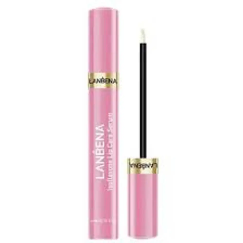 Lanbena Isoflavone Lip Care Serum being applied directly to moisturize soft, healthy lips. - thumbnail